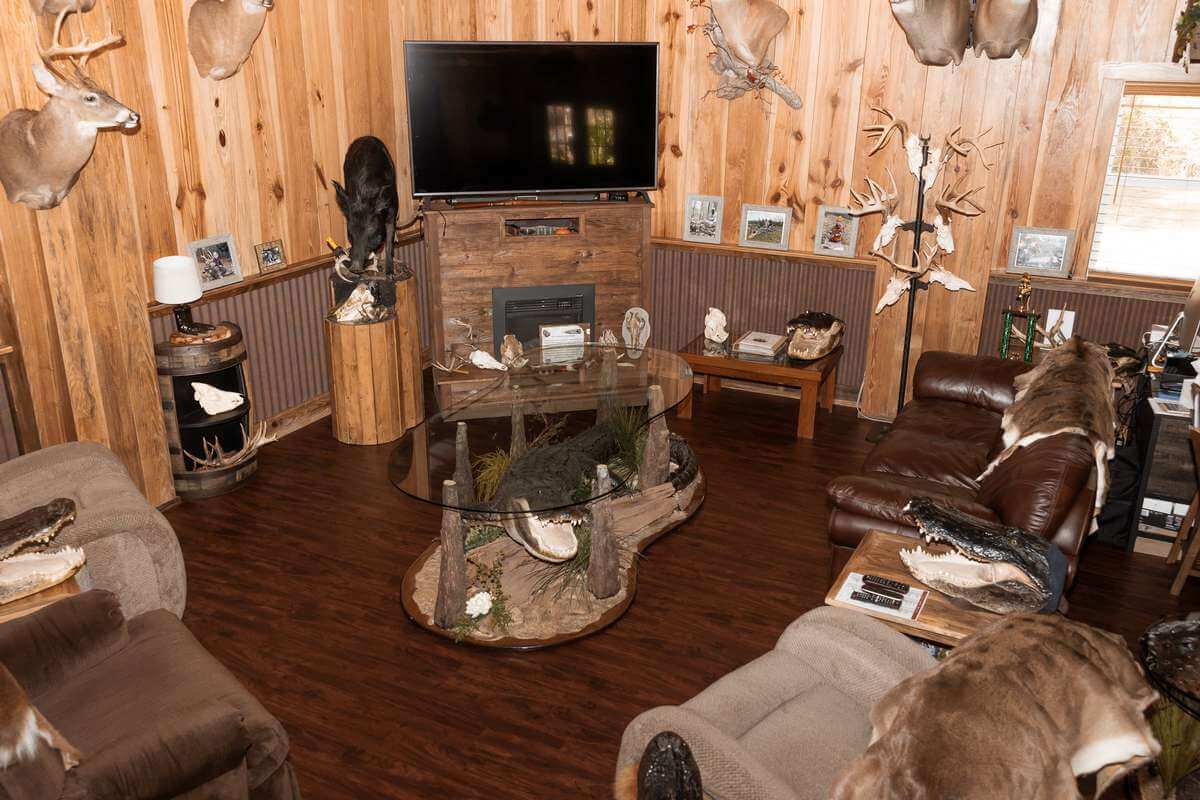 Living Room & Game Room